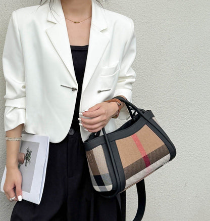 Sac Amélie — Le Tote Signature en Toile & Cuir