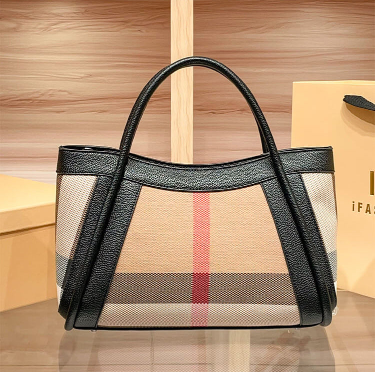 Sac Amélie — Le Tote Signature en Toile & Cuir