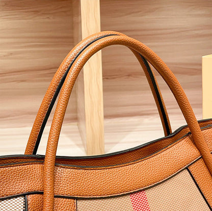 Sac Amélie — Le Tote Signature en Toile & Cuir