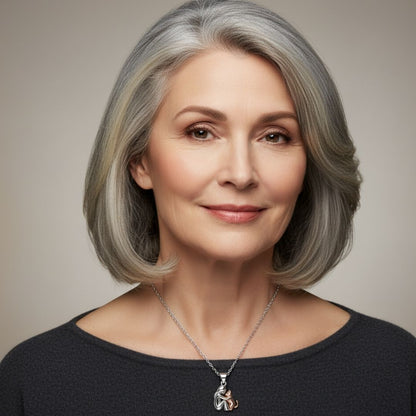 Beth™ - Collier Chat Élégant