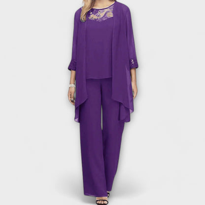 Set di 3 pezzi in maglia