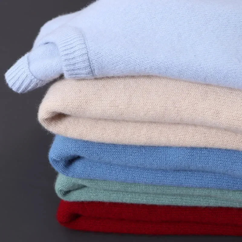 Men’s Soft Cashmere-Touch Crewneck Sweater