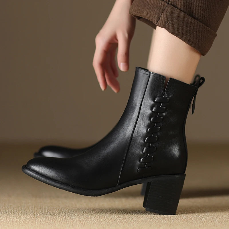 Janina | Bottines Femme en Cuir Fait Main
