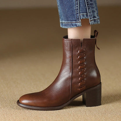 Janina | Bottines Femme en Cuir Fait Main