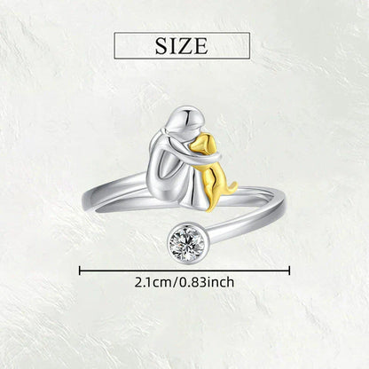Rose™ - Bague avec Charm Chien