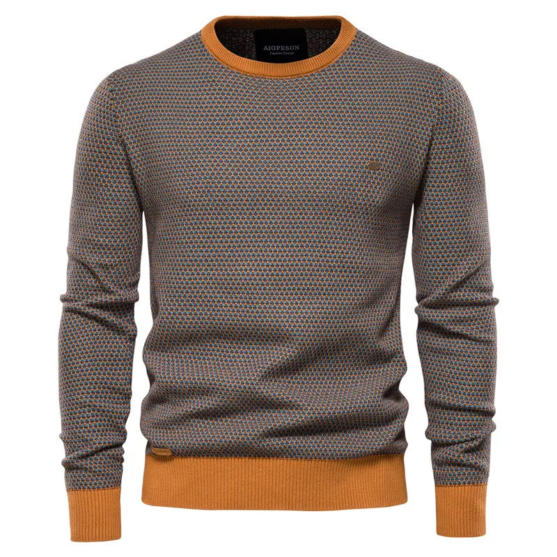 ROSSI ROMA™ | MAGLIONE TARTAN DA UOMO