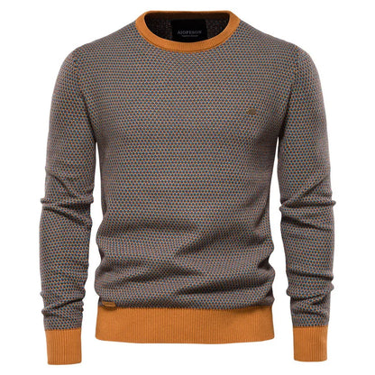 ROSSI ROMA™ | MAGLIONE TARTAN DA UOMO