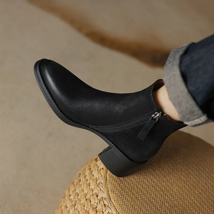 Jagoda | Bottines Élégantes en Cuir Femme