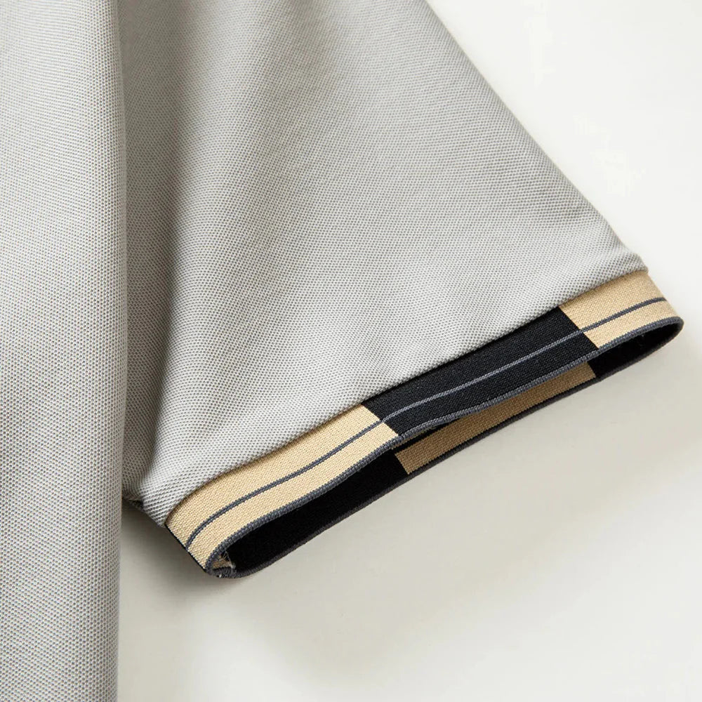 ROSSI ROMA™ | POLO CON FINITURE A CONTRASTO