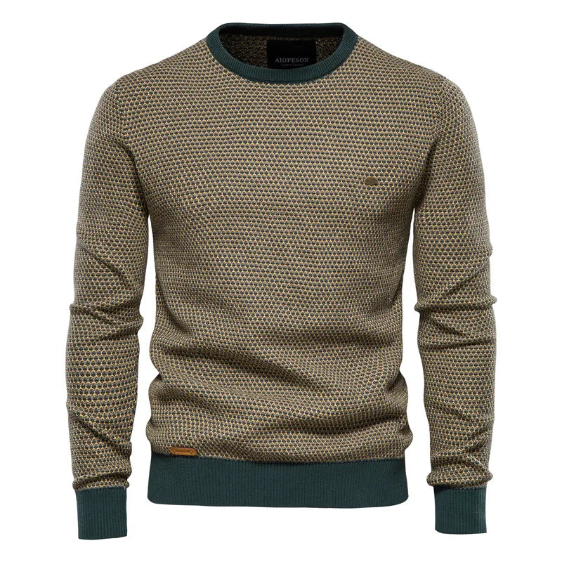 ROSSI ROMA™ | MAGLIONE TARTAN DA UOMO