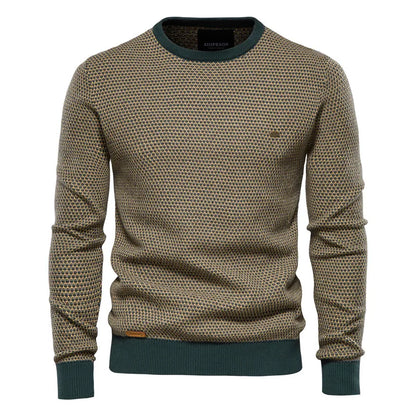 ROSSI ROMA™ | MAGLIONE TARTAN DA UOMO