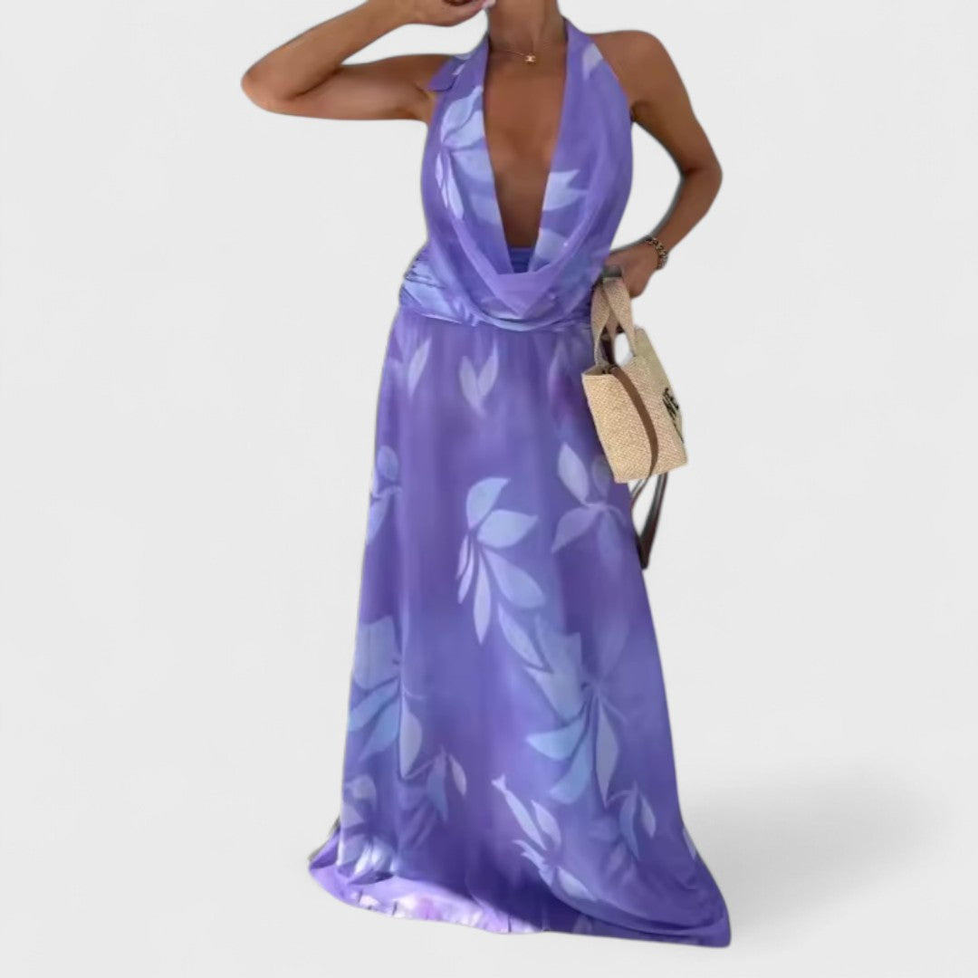 Riviera – Abito halter luminoso per l’estate