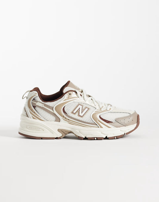 NB 530 — Blanc/Marron