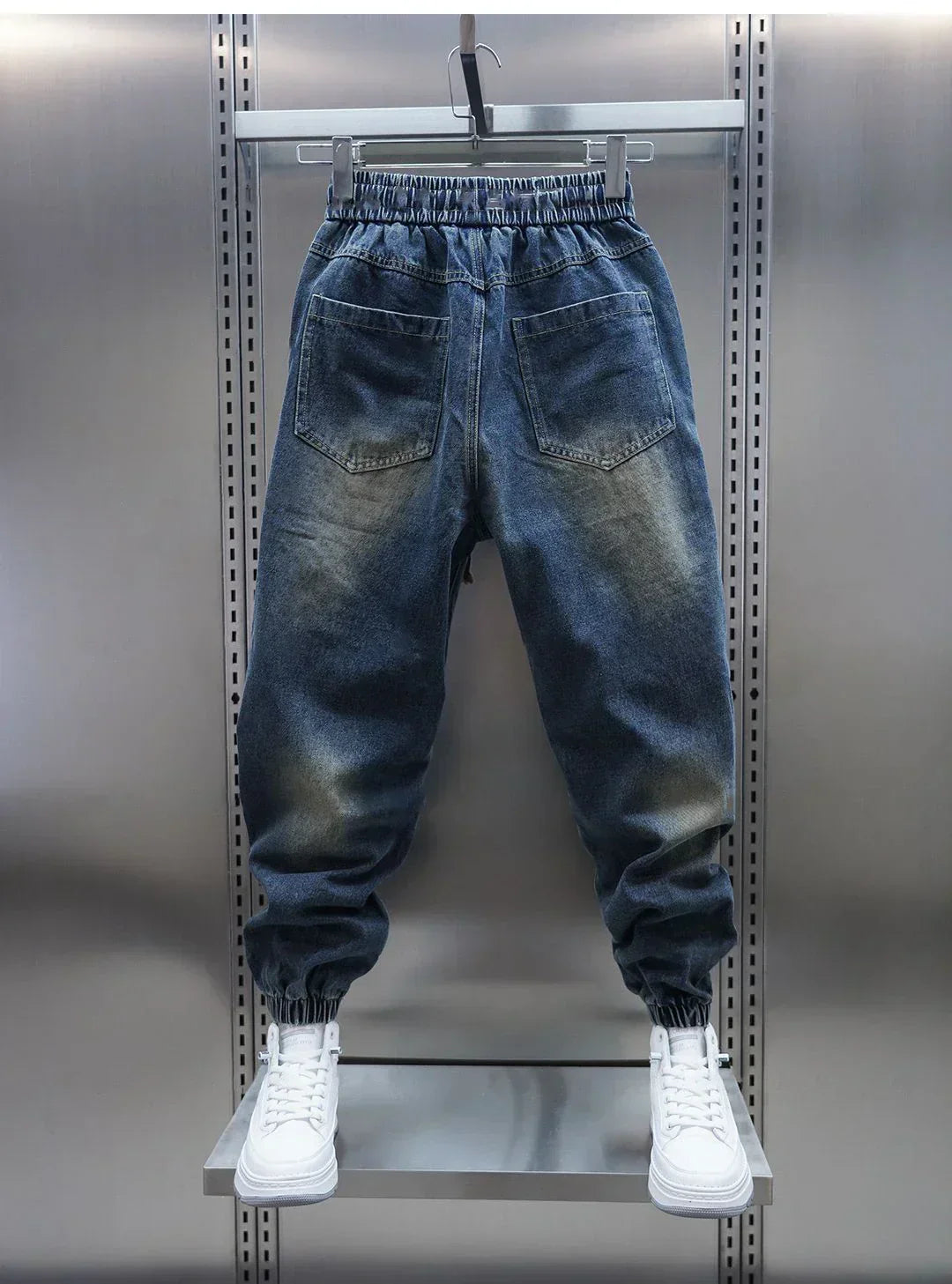 Laurent™ | Pantalon Baggy en Jean à Ceinture