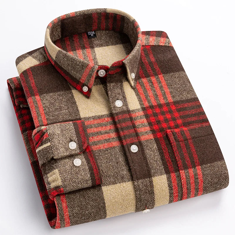 CAMICIA A QUADRI DA UOMO MODERNA