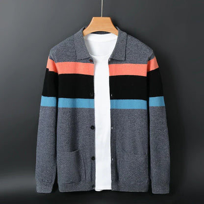 The Heritage Stripe Knit Cardigan