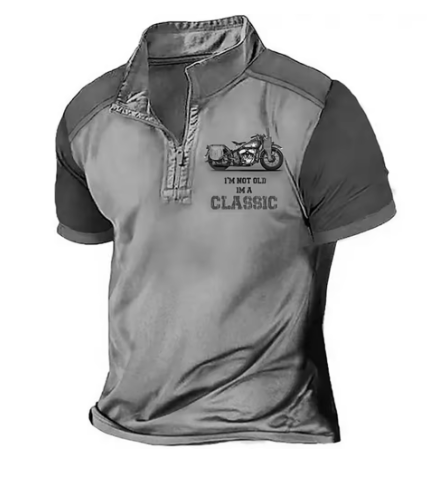 MARTINO | POLO DALLA STILE VINTAGE MOTO