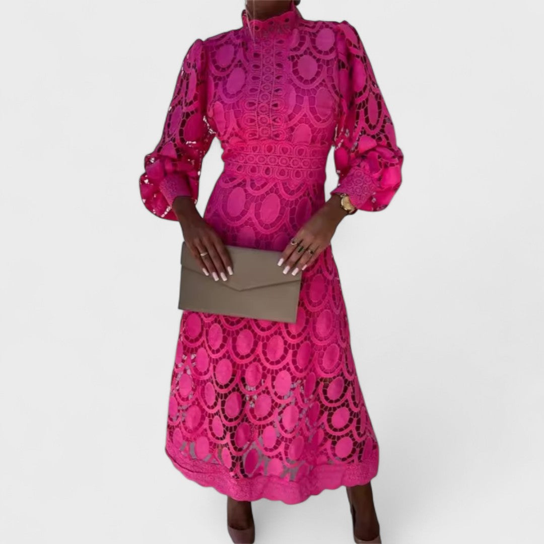 Élise - Abito in pizzo brillante e femminile