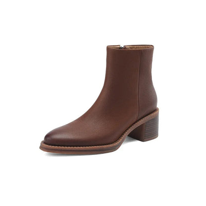Jagoda | Bottines Élégantes en Cuir Femme