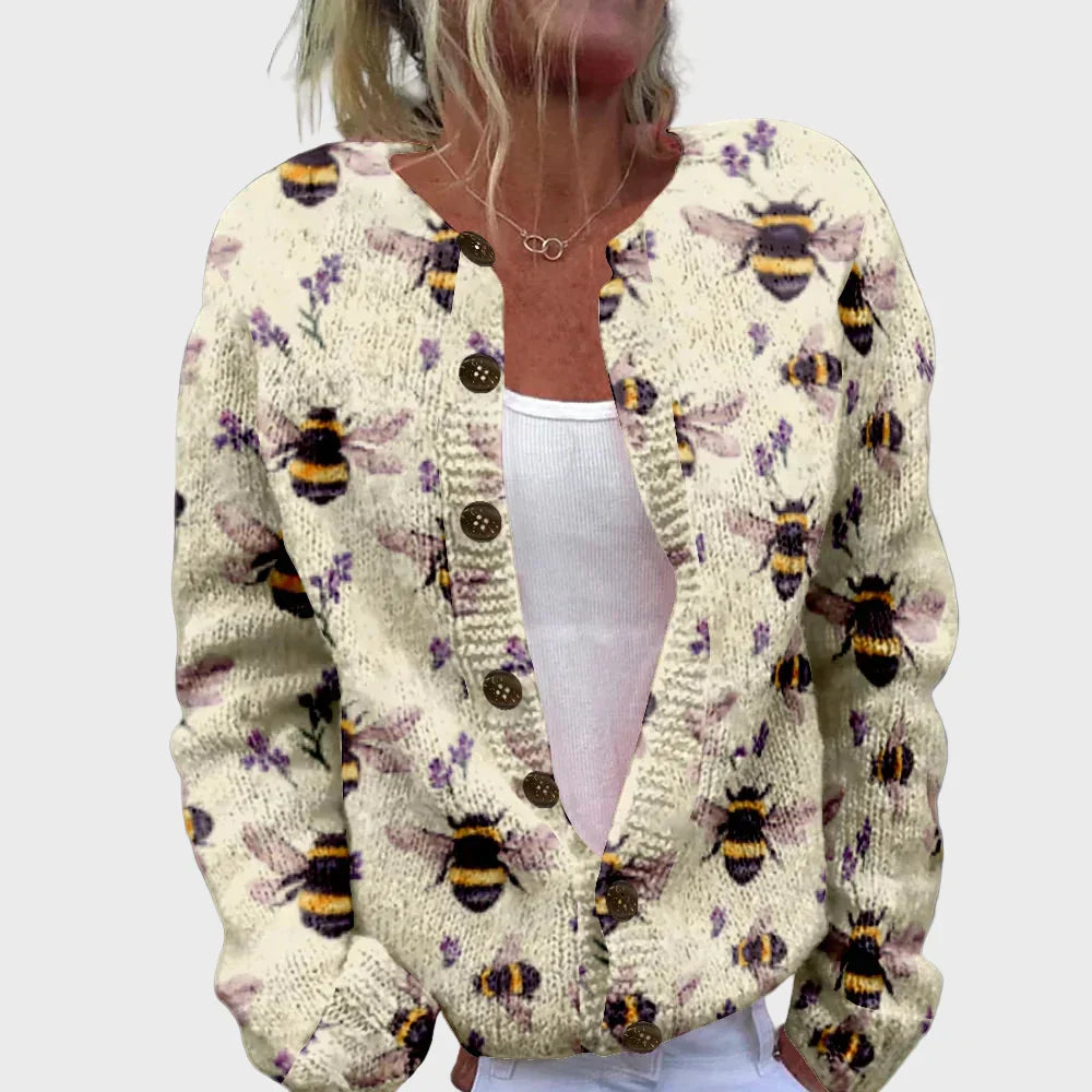 Canotta elegante con motivo in maglia