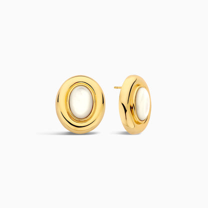 Ameliyana | Orecchini a Bottone in Oro 18k