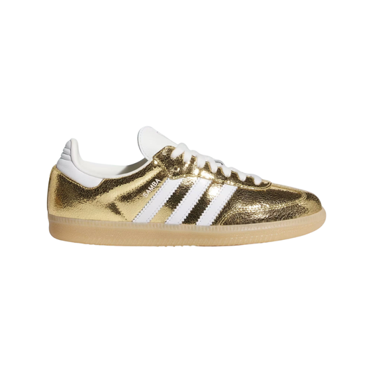 AD Samba OG Cracked Metallic Pack – Gold Leather