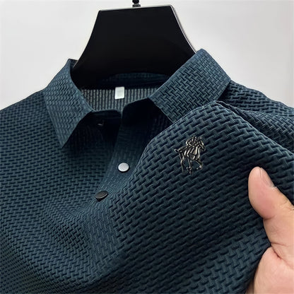 POLO CON TEXTURE A TAGLIO SLIM