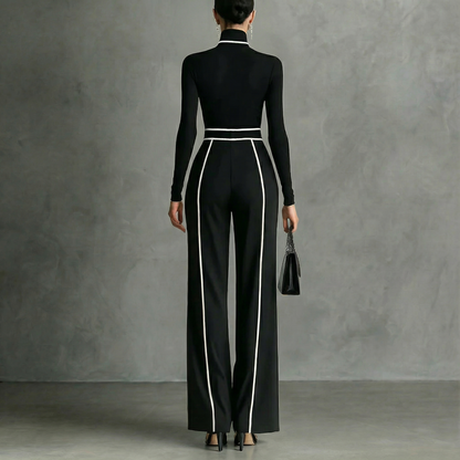 SIGNATURE™ | Ensemble top col montant et pantalon