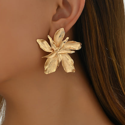 Lana | Orecchini a Goccia Floral Golden
