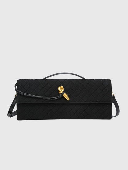 Cherry | Clutch in Suede Intrecciato di Lusso