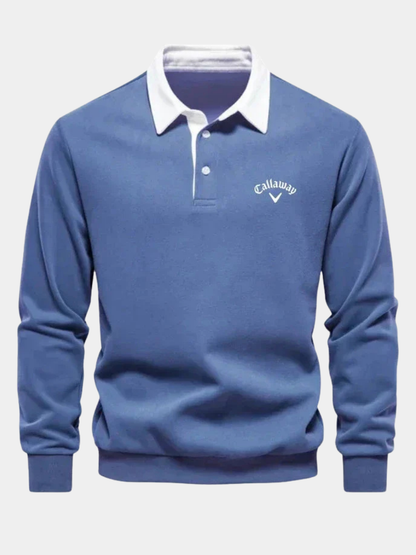 ROSSI ROMA | MAGLIONE POLO CON CONTRASTI RAFFINATI