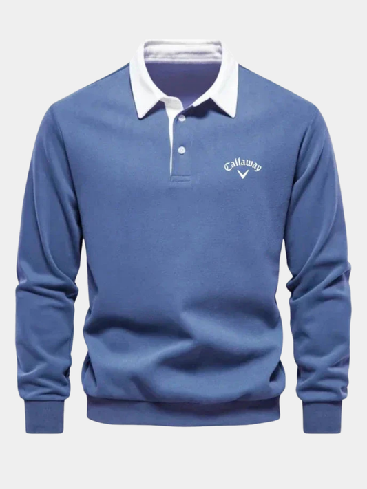 ROSSI ROMA | MAGLIONE POLO CON CONTRASTI RAFFINATI