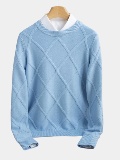 Rossi Roma | Maglione Argyle in Cashmere