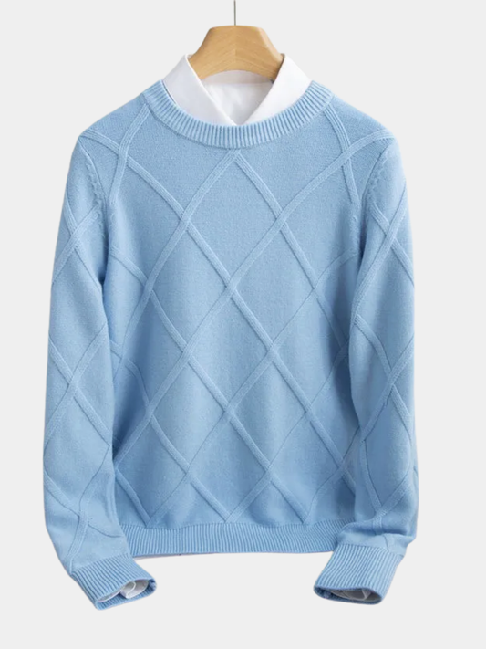 Rossi Roma | Maglione Argyle in Cashmere