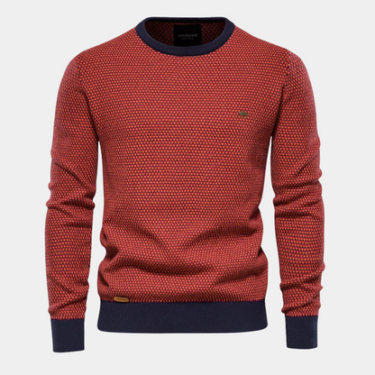 ROSSI ROMA™ | MAGLIONE TARTAN DA UOMO