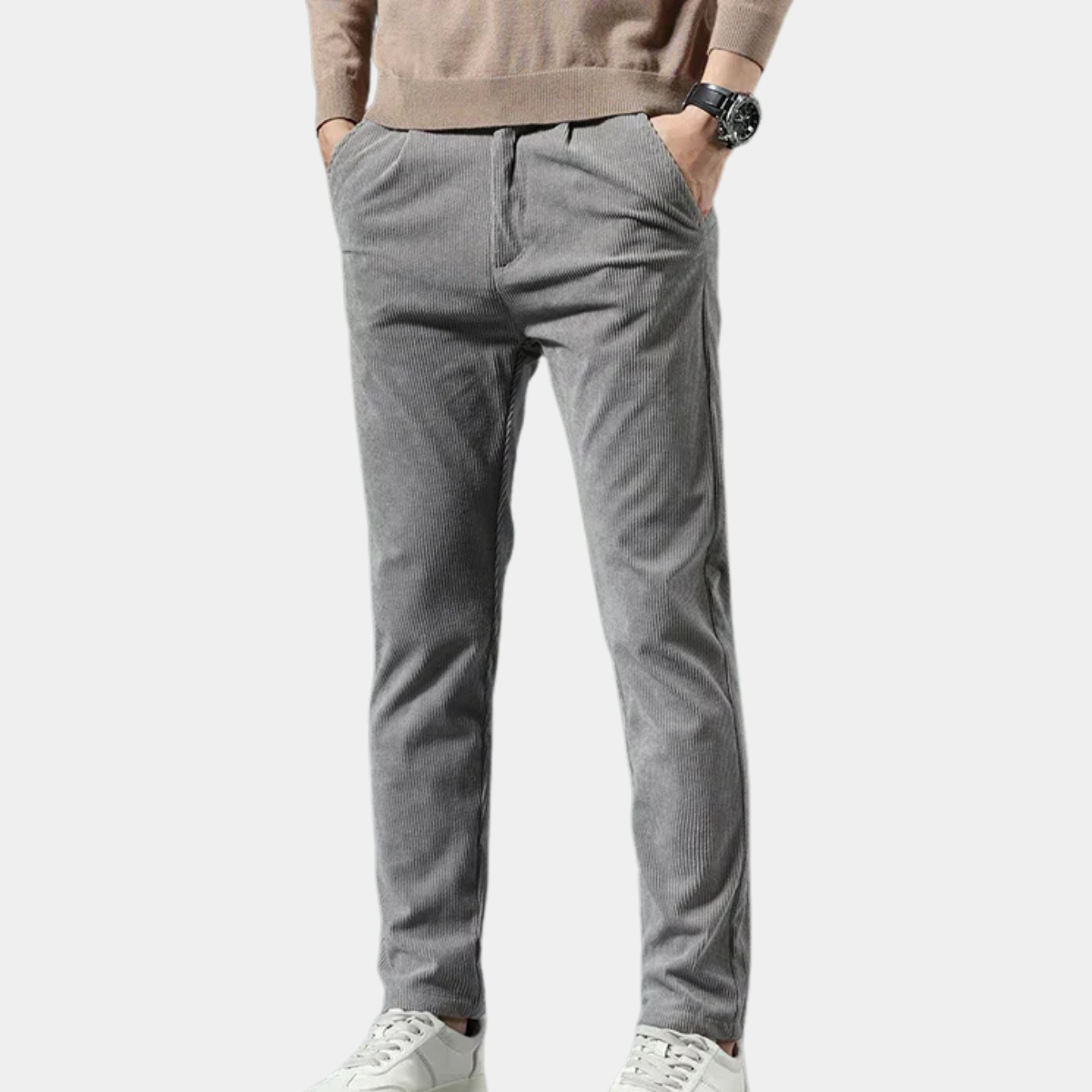 FEDERICO | PANTALONI A COSTE PER UOMO