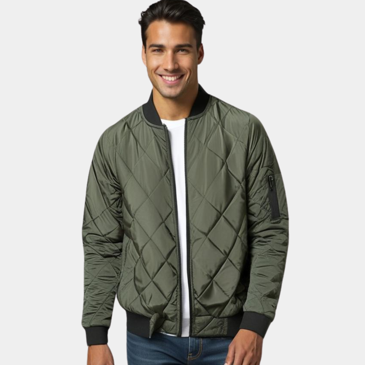 GRAYSON™ | GIACCA TRAPUNTATA IN COTONE SENZA TEMPO