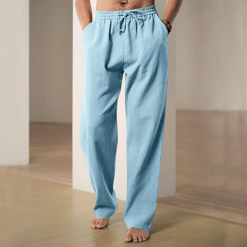 LUXSSE | PANTALONI IN LINO IBIZA