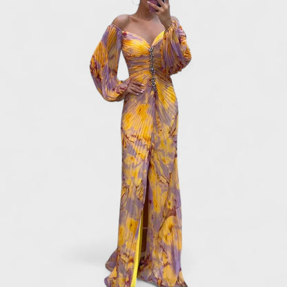 Kristine - Abito elegante con scollo a V