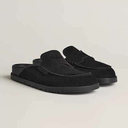 Mules "Sienne" — Daim Velours & Semelle Confort