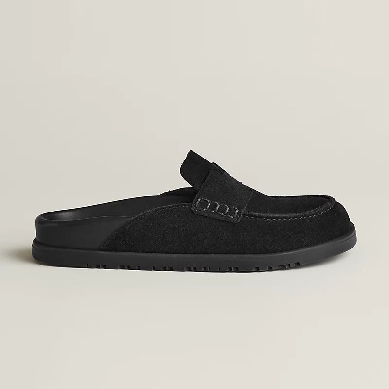 Mules "Sienne" — Daim Velours & Semelle Confort