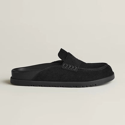 Mules "Sienne" — Daim Velours & Semelle Confort