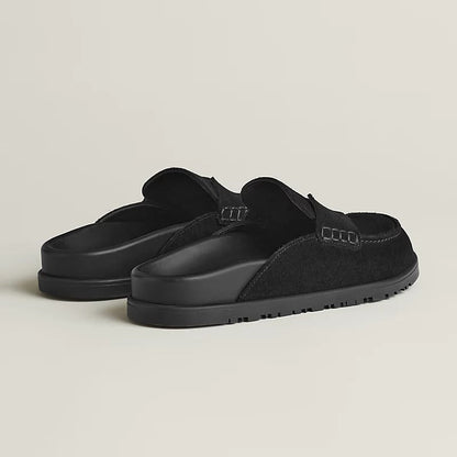 Mules "Sienne" — Daim Velours & Semelle Confort