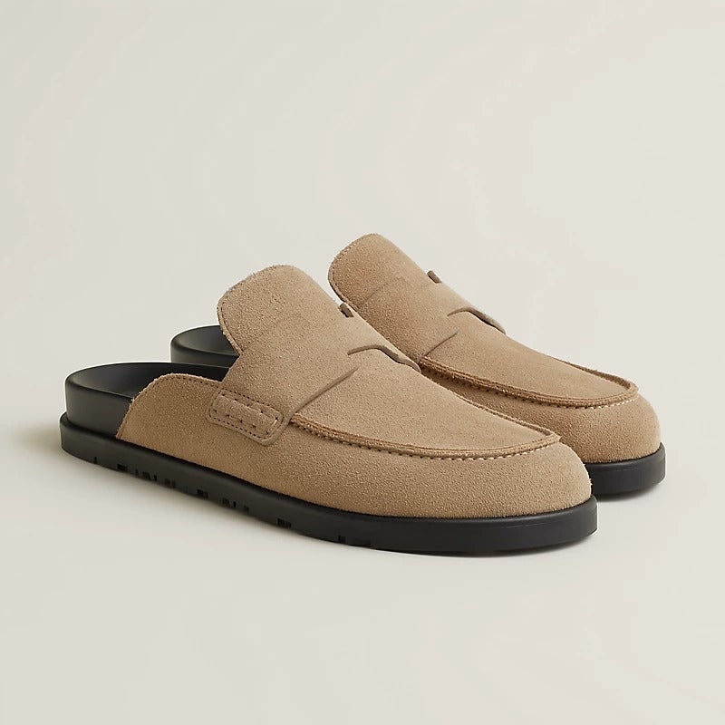 Mules "Sienne" — Daim Velours & Semelle Confort