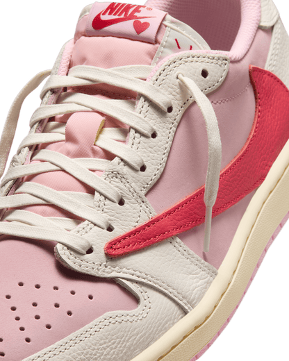 AJ1 Low x TS – Muslin & Shy Pink / Shy Pink & Tropical Pink