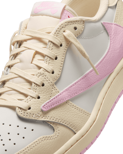 AJ1 Low x TS – Muslin & Shy Pink / Shy Pink & Tropical Pink