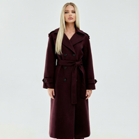AMALIA™ | Trench-coat bordeaux