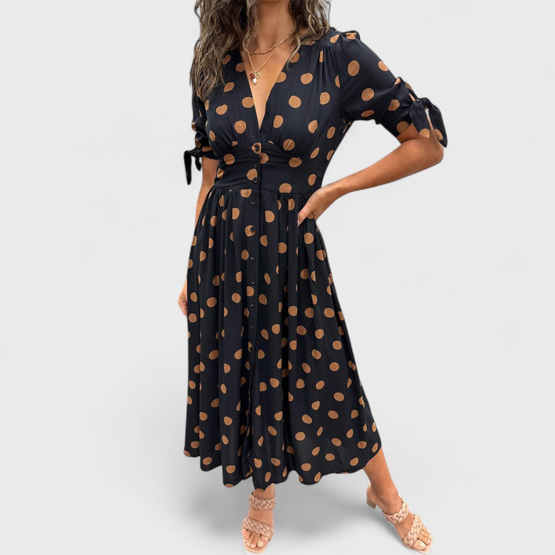 Monique - Vestito Elegante a Pois