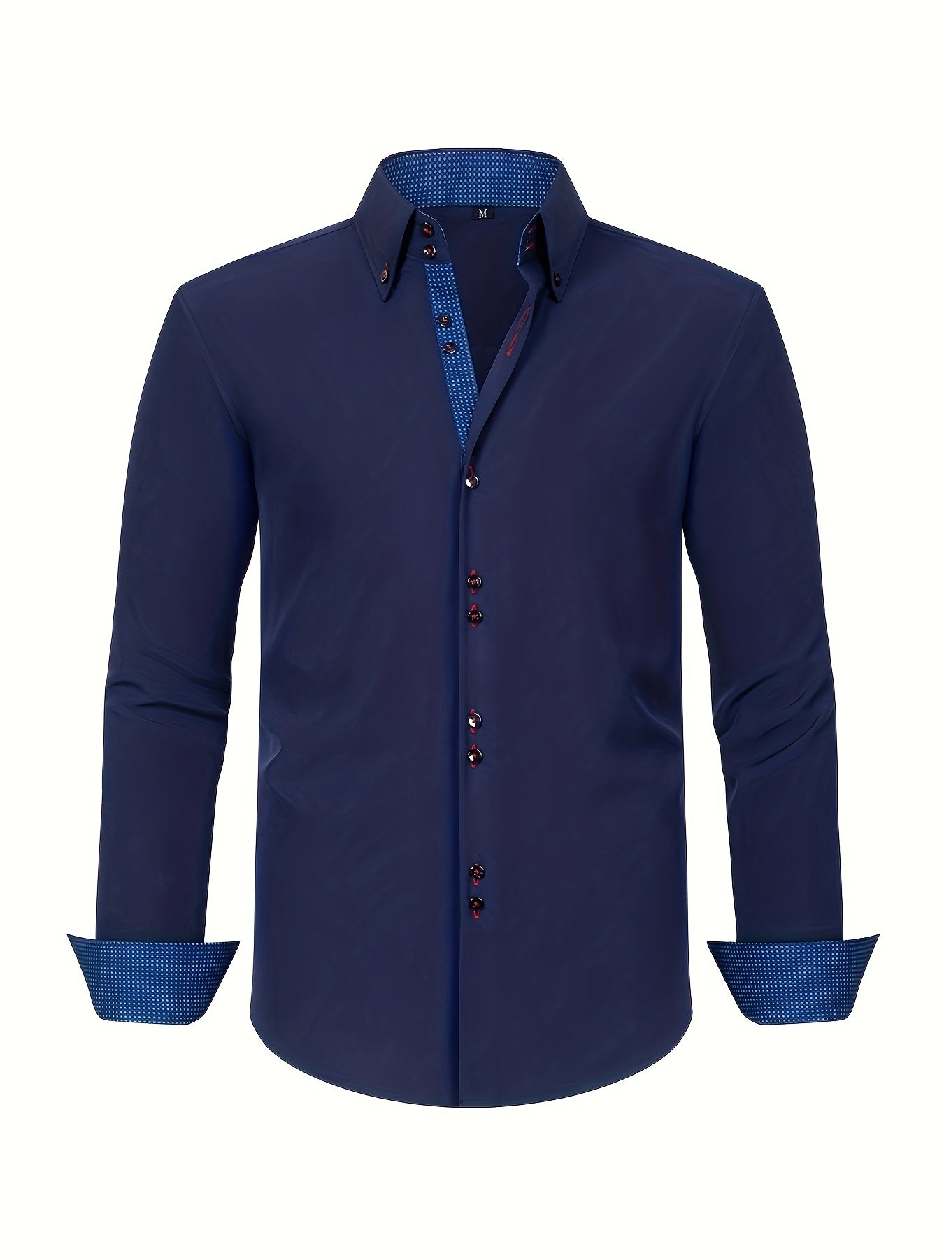 ALBERTO | CAMICIA ELEGANTE LEGGERA CON DETTAGLI A CONTRASTO