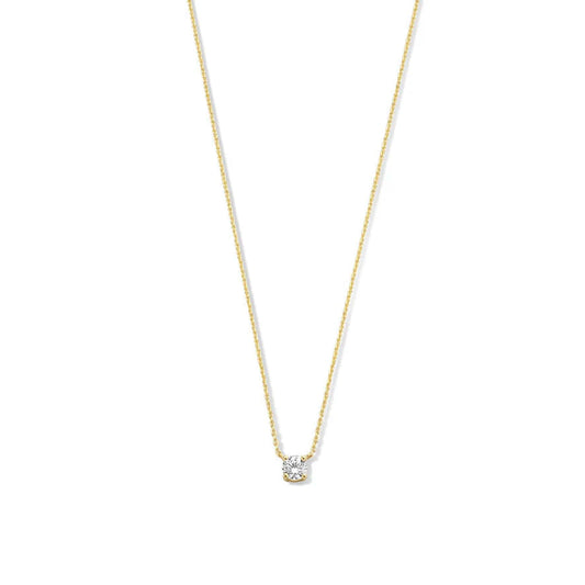 Ysavienna | Collana in Pietra Moissanite in Oro 14k